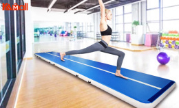gymnastics air track mat setting up
